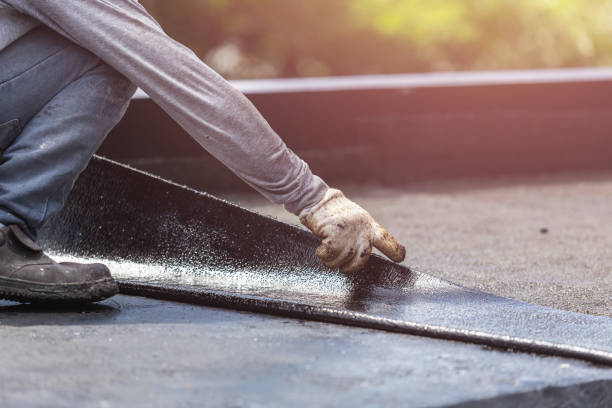 Professional Waterproofing technician working in New Castle, IN